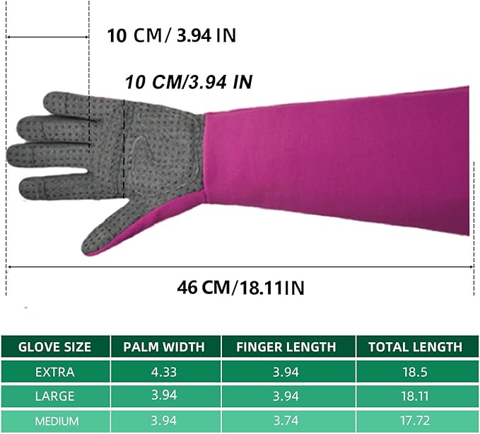 3-in-1 Gloves for Gardening, Farming & Cleaning, Stab-Proof, Anti-Slip, Wear-Resistant, Comfort, Breathable, Durable