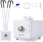 Mxmoonant Ultrasonic Humidifier Automatic Water Filling, 0-600ml/H Adjustable Mist Maker, 4 Directions Making Fog, For Plant, Greenhouse, Reptile, Room Humidification