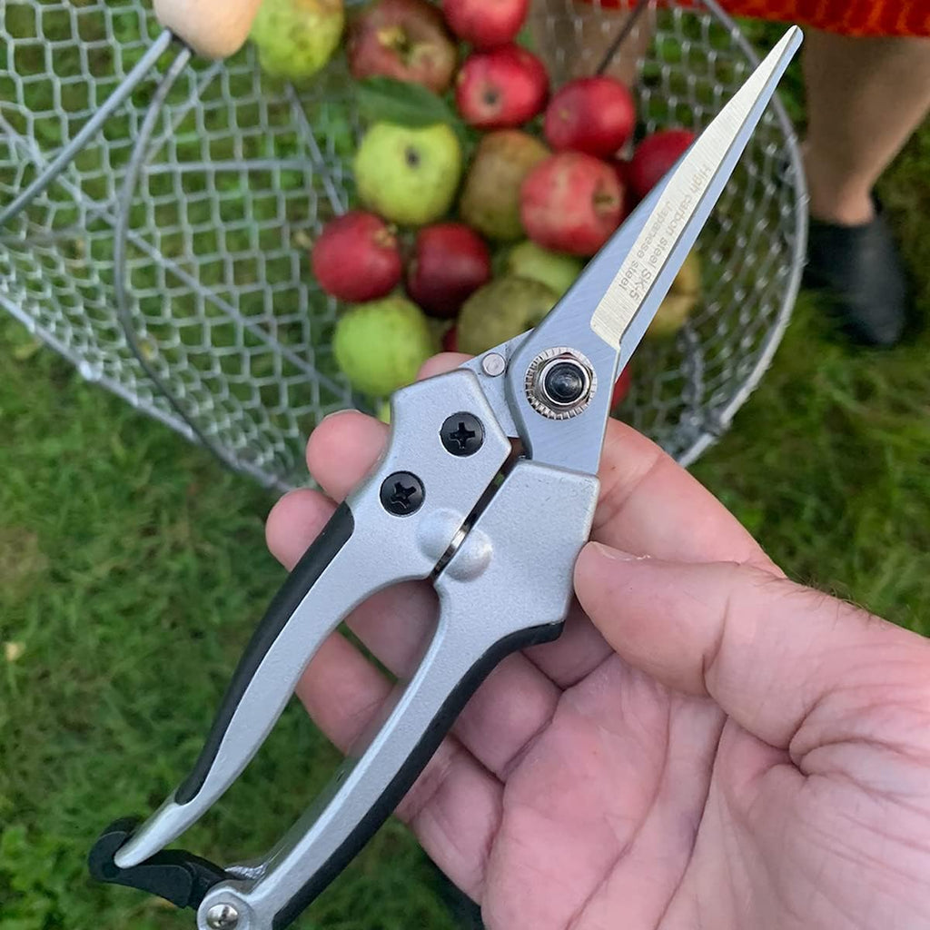 Kings County Tools Hand Gardening and Landscaping Pruner Tool Set | Wet Wood Bypass | Dry Wood Anvil | Flower Cutters | Sharp Japanese Blades | Cast Aluminum Handles | Ergonomic Design for Easy Use