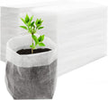 Plant Grow Bags, 200pcs Plant Nursery Bag 5.5 x6.3 inches, Fabric Seedling Pots Plant Pots for Potato, Flower, Tomato Plant Starts & Clones, Home Gardening Supply