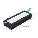 Eujgoov 2 Pcs 3D Printer Air Filter, Particulate Air 13 and Activated Carbon Combo Filter Without Brush for Bamboo Series