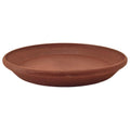 PSW Pot Collection AP35TC 14-inch Plastic/Stone/Wood Composite Plant Saucer Drip Tray – No Drainage Hole (Drillable), Indoor/Outer Water Tray, Terra Cotta Color
