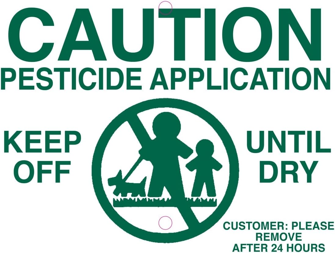 Lawn Treatment Application Stakes & Michigan Signs (Economy Style Stake / 500 pc. Pack)