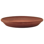 PSW Pot Collection AP35TC 14-inch Plastic/Stone/Wood Composite Plant Saucer Drip Tray – No Drainage Hole (Drillable), Indoor/Outer Water Tray, Terra Cotta Color