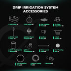 Mars Hydro DWC Hydroponics Grow System 5 Gallon Deep Water Culture with 8W Air Pump, Multi-Purpose Air Hose, Air Stone, 2 Buckets and Top Drip Kit