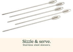 Cuisinart Deluxe Grill Tool Set, 20-Piece Grill Tools BBQ Accessories with Aluminum Case & Digital Temperature Fork, Spatula, Tongs, Stainless Steel Grilling Accessories, Grilling Set for BBQ