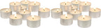 Stonebriar 600 Pack Unscented Tea Light Candles with 6-7 Hour Extended Burn Time, White, 300 Count