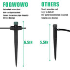 Drip Irrigation Emitters for 1/4" Tubing,Adjustable 360 Degree Automatic Irrigation Dripper on 6.5" Arrow Stake for Garden Irrigation System(30Pcs Irrigation Drippers)