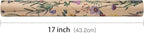 RUSPEPA Wildflower Floral Wrapping Paper Roll for Women, 17 Inches x 9.8 Feet, Mini Roll, Herbal Kraft Wrapping Paper for Christian Gifts, Birthdays, Weddings, Bridal Shower and Engagement