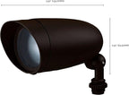Nuvo Lighting SF76/645 Transitional One Light Landscape in Bronze/Dark finish, 5.50 inches