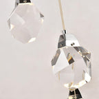 Modern Farmhouse Chandelier Lighting, Luxury Round Hanging Lamp with Chrome, Large Dimmable Crystal Pendant Lights Fixtures for Living Room Dining Room Staircase Hotel (Round 14-Lights)