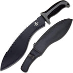 Snake Eye Machete with Heavy Duty Construction-Ergonomic Non-Slip Handle and Belt Sheath for Gardening, Land-Management, Bushcraft, Hunting and Outdoor