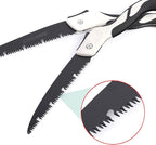 Folding Saw with Rubber Handle, 20.4 Inch Manganese Steel SK-5 Blade Pruning Saw for Hunting, Gardening, Camping and Trimming (blade 27cm)