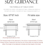 patdrea Designer Blue Square Tablecloth Table,Vintage Linen Leaves Floral Pattern Floral Tablecloths,French Table Cover Cloth Fall Decor for Kitchen Dining Christmas,Thanksgiving,67"x67"-Ivar B