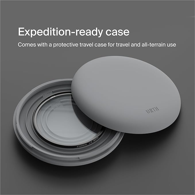 Urth 58mm Magnetic Ethereal White Mist ⅛ Diffusion Lens Filter (Plus) — Cinematic Effect, 20-Layer Nano-Coated Light Dispersing Particles