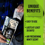 Grandpa Gus's Extra-Strength Mouse Repellent with Bonus Pouch Holder, Cinnamon/Peppermint Oils Repel Mice from Nesting & Freshen Air in Car/RV/Boat/Garage/Shed/Cabin, 1.75 Oz (10 Pouches)