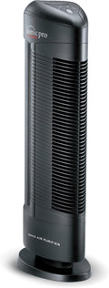 Ionic Pro Turbo (TA550) Ionic Air Purifier Tower for Home, Quiet Ionic Filterless Design, Covers Up to 500 Sq. Ft., Removes Odors, Smoke, Dust, and Allergens – Black