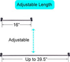 YYST Gift Wrapping Paper Wall Mount Storage Station, Organizer, Dispensing Rack for Gift Wrapping Paper up to 40 Inch(100CM) Wide.