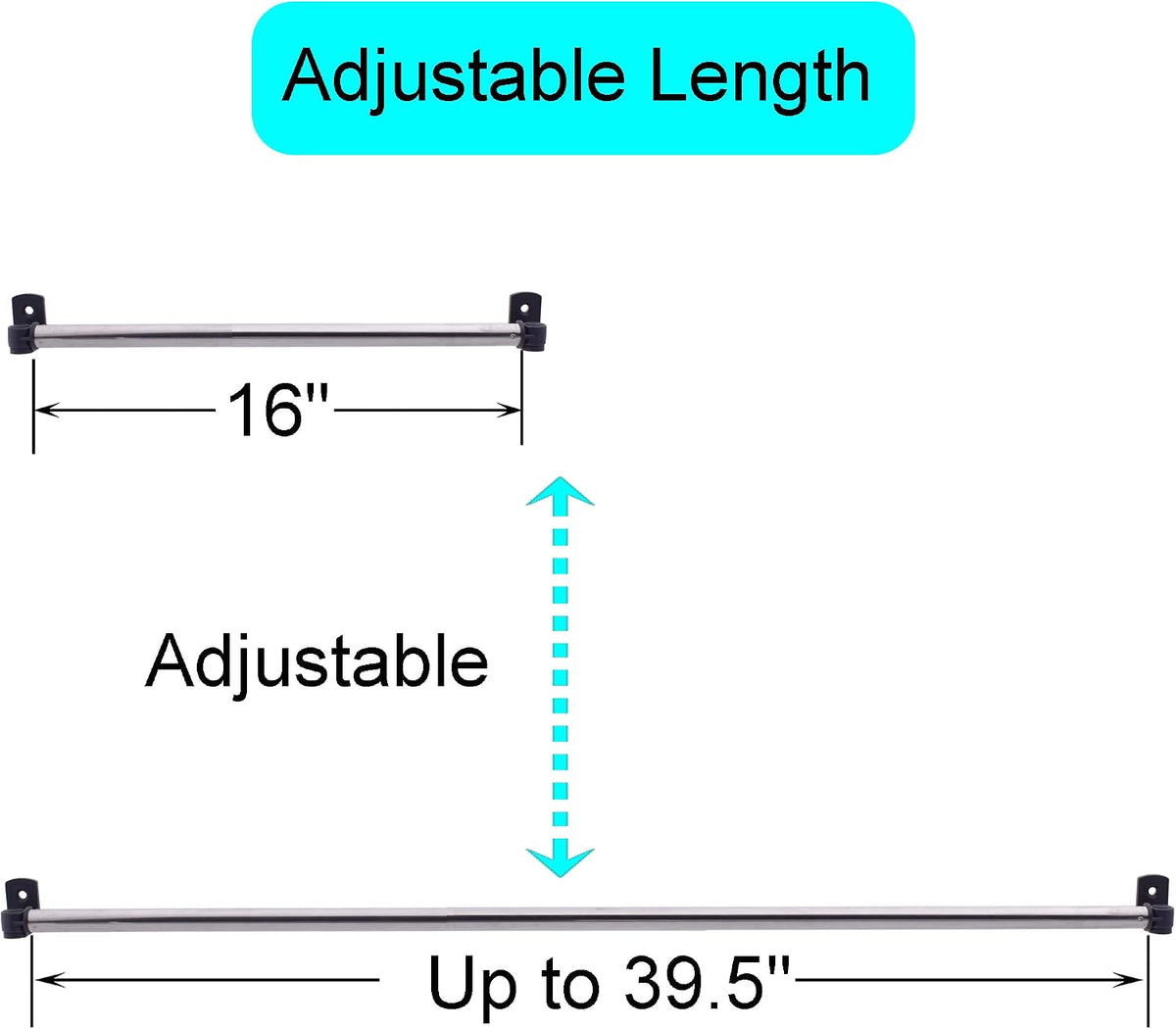 YYST Gift Wrapping Paper Wall Mount Storage Station, Organizer, Dispensing Rack for Gift Wrapping Paper up to 40 Inch(100CM) Wide.