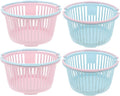 4pcs Portable Fruit Picking Baskets Ergonomic Handle Containers for Collecting Berries Cherries and More Multi-functional Storage Baskets for Kitchen Outdoor Use