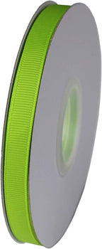 ITIsparkle 3/8" Inch Grosgrain Ribbon 50 Yards-Roll Set for Gift Wrapping Scrap Books Party Favor Hair Braids Baby Shower Decoration Floral Arrangement Craft Supplies, Apple Green Ribbon