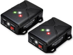 Ultrasonic Rodent Repellent for Car Engine - Battery Powered Under Hood Animal Repeller with Flashing Strobe Light, Keeps Rats and Mice Away from Vehicle, Automobile, Truck, Garage, Attic, Pack of 2