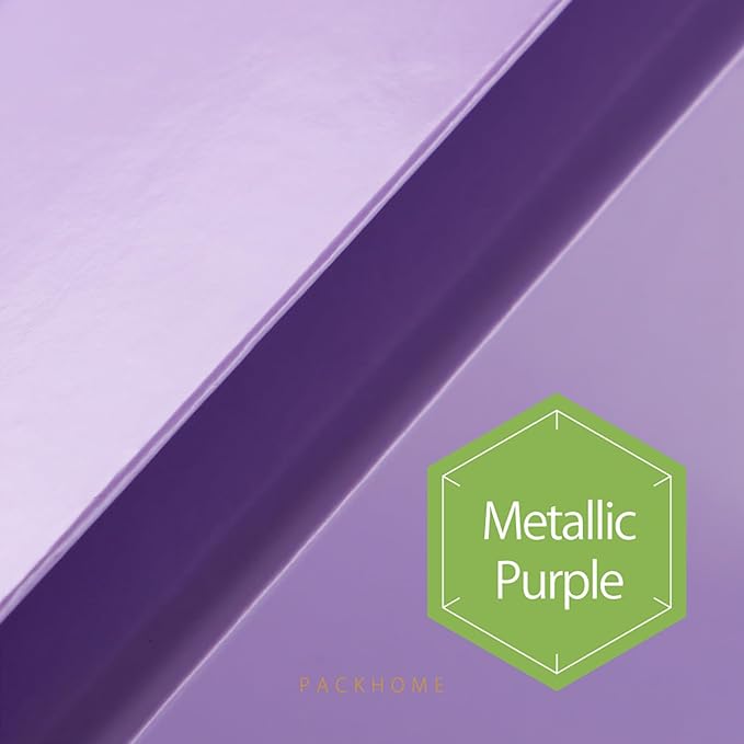 PACKHOME Large Gift Box 13.5x10x3.5 Inches, Sturdy Shirt Box with Magnetic Lid for Multiple Occasions (Glossy Purple)