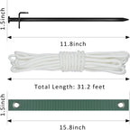 Heavy Duty Steel Tree Stake Kits Tree Stakes and Supports for Leaning Trees Tree Staking and Support Kits for Young Tree Against Bad Weather (1, 12 in)