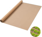 4 x 50 Ft Biodegradable Paper Weed Barrier Heavy Duty Biodegradable Landscape Fabric Garden Bed Grass Garden Paper Weed Control Barrier Weed Paper for Landscaping