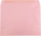 JAM PAPER 9 x 12 Booklet Premium Envelopes - Baby Pink Pastel - 50/Pack