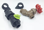 Shut Off Valve, Plastic, Rain Barrel, EarthMinded, EarthMark (1/4 Turn Full Flow)