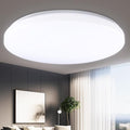 Hamilyeah 48W Flush Mount Ceiling Light, 20 inch LED Ceiling Light Fixture, 5000K Daylight Simple Close to Ceiling Light for Living Room, Dining Room, Bedroom, Hotel, Office