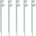 HiGift 10 Pack 24 inch Plant Stakes and Supports, Metal Flower Stakes for Potted Plant Indoor, Garden Stakes for Tall Plant Single Stem Flowers Amaryllis Tomatoes Peony Lily Rose (61 cm Long)