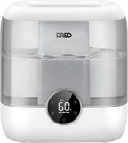Dreo 6L Humidifiers for Bedroom, Quiet Supersized Cool Mist Ultrasonic Humidifier with Diffuser, 60 Hour Runtime for Home, Nursery, Plant, Gray