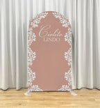 Mexico Theme Arch Stand Covers Fiesta Wedding Party Elastic Fabric Background Birthday Baptismx Baby Shower Decor Props (100x200cm(W40''H78''),G-3744)