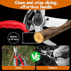 Ainiv Bypass Pruning Shears, 8.5" Professional Garden Shears, Heavy Duty Hand Gardening Scissors, Non-Slip PVC Coated Handles, Lightweight & Ergonomic, Pruning Shears for Plants, Hedges and Flowers