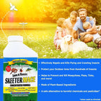 Nature’s MACE Outdoor Pest Repellent Spray – Kills & Repels Multiple Insect Types – Treats Lawns, Shrubs, and Patios – Safe for Family, Pets, and Plants – Essential Oil Formula with Fresh Scent – 40oz