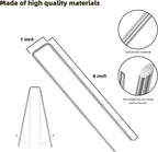 50 Pack Sturdy Garden Landscape Staples, 6 Inch Galvanized Steel Sod Pins Anti-Rust Stakes for Weed Barrier, Christmas Decorations and Landscaping Fabric.