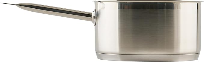 Winco Heavy-Duty Stainless Steel Sauce Pan with Cover, 6 Quart
