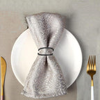 Black Napkin Rings - 12 PCS Metal Spiral Napkin Rings(Spiral) Napkin Holders Buckles for Family Dinner, Wedding, Party,Table Decorations