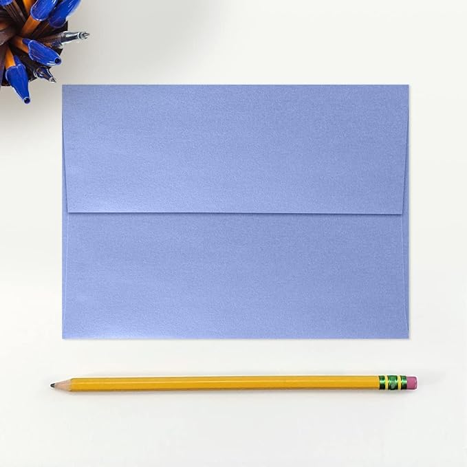 LUXPaper A7 Invitation Envelopes | Peel & Press | 5 1/4" x 7 1/4" | Vista Metallic | 80lb. Text | 250 Qty