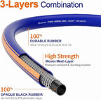 short garden hose 6 feet x 5/8Inch, Female to Female Hose with Swivel Handle, Heavy Duty, Flexible, Sturdy, Lightweight, Double Females Fittings, Ideal for Hose Reel
