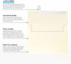LUXPaper A7 Invitation Envelopes | Peel & Press | 5 1/4" x 7 1/4" | Champagne Metallic | 80lb. Text | 500 Qty
