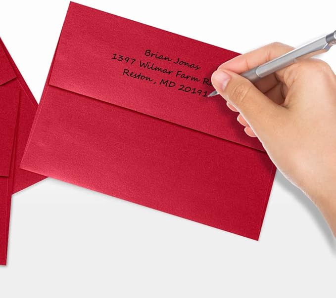 LUXPaper A7 Invitation Envelopes | Peel & Press | 5 1/4" x 7 1/4" | Jupiter Metallic | 80lb. Text | 250 Qty