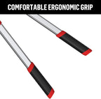 GARTOL Heavy-Duty Extendable Loppers, 28"-41" Telescopic Tree Trimmer, Double Ratcheting Branch Cutter, Anvil Lopper for Thick Branches, Cuts 2" Dry Wood