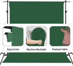 Dark Green Photography Backdrop for Photoshoot, Photo Backdrop Curtain, Perfect Dark Green Backdrops for Party Portrait Photoshoots Video Studio 10FTx20FT