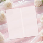 120 Pack Pre-Folded Vellum Jackets for 6x6 Invitations, Translucent Vellum Paper 6x6 Jackets, 100GSM Wedding Invitations Wraps, Envelope Liners for Birthdays, Baby Showers