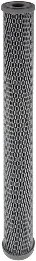 Pentair Pentek NCP-20 Carbon Water Filter, 20-Inch, Whole House Non-Cellulose Carbon Impregnated Pleated Filter Cartridge, 20" x 2.5", 10 Micron
