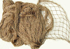 Knotted Netting - Camo Netting to Customize, Hunting Gear, Camouflage Netting Used by Outdoor Enthusiasts for Climbing, Hunting or Fishing - 4' X 5' with 1"x1" Holes, Brown