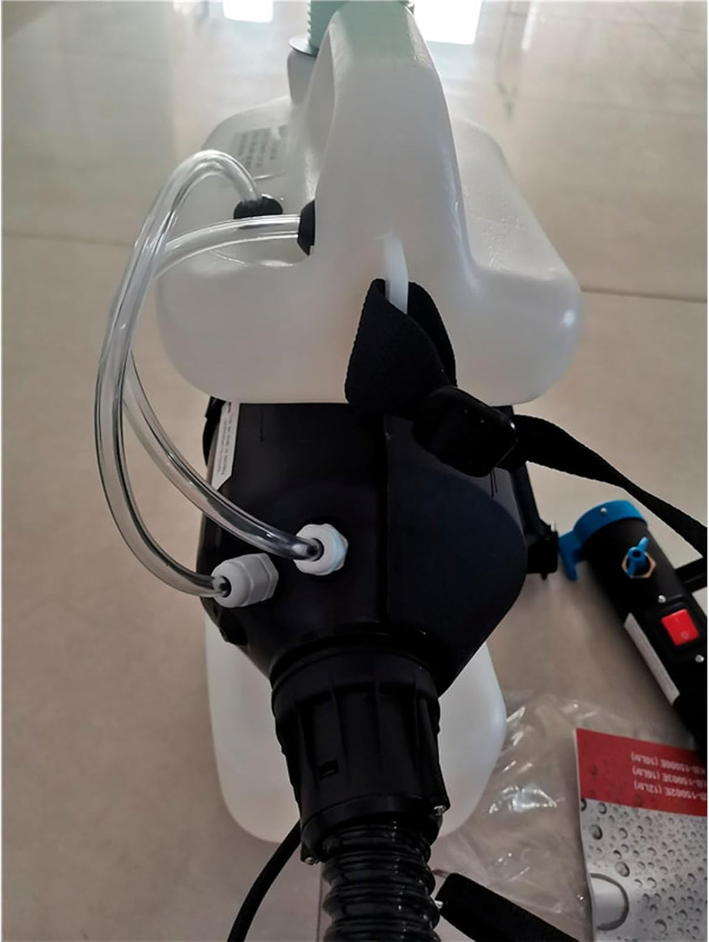 10L Electric ULV Cold Fogger Backpack with 2.64 Gallon Tank Commercial Sprayer Portable Fogger Sprayer Machine with 18" Extension for Large Area Coverage - Misting Machine